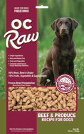 Load image into Gallery viewer, OC Raw Freeze Dried Dog Food - Beef