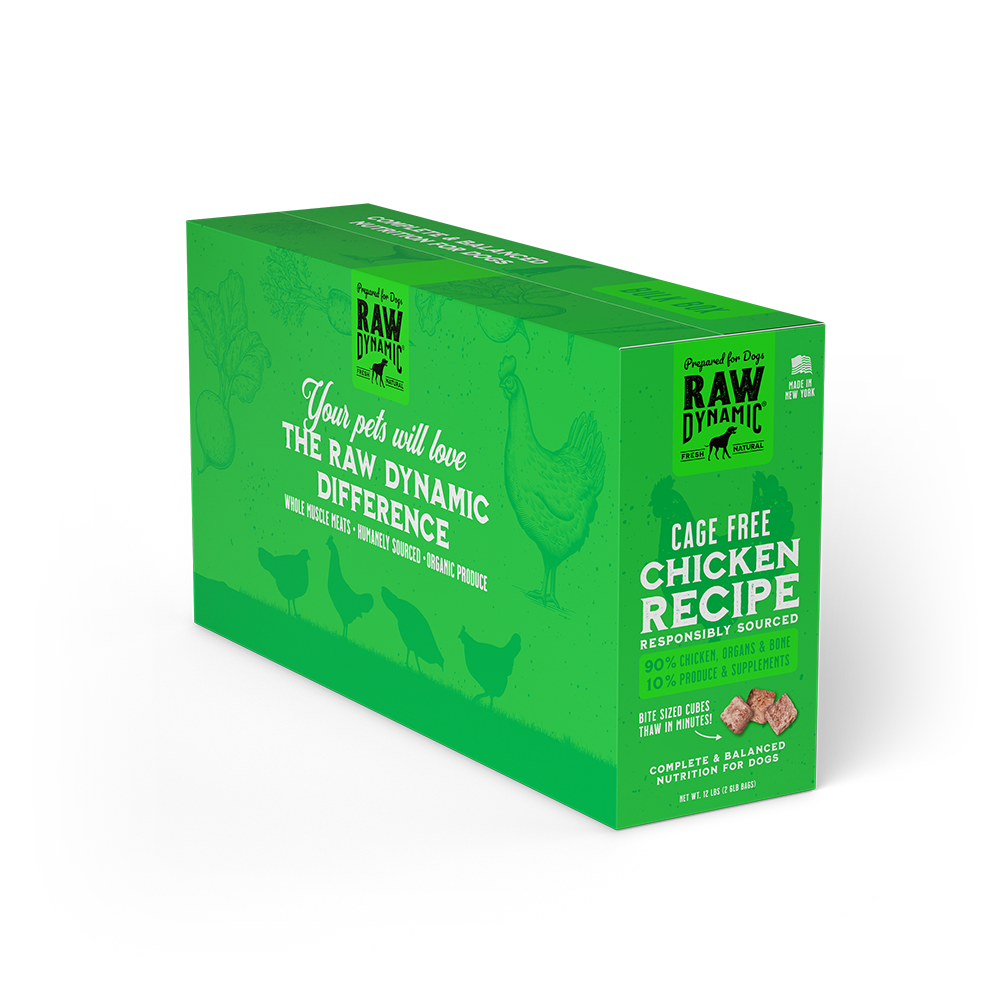 Raw Dynamic Frozen Raw Dog Food - Chicken