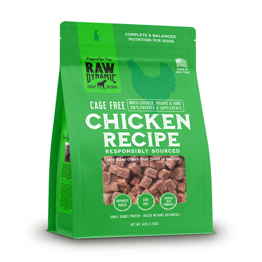 Raw Dynamic Frozen Raw Dog Food - Chicken