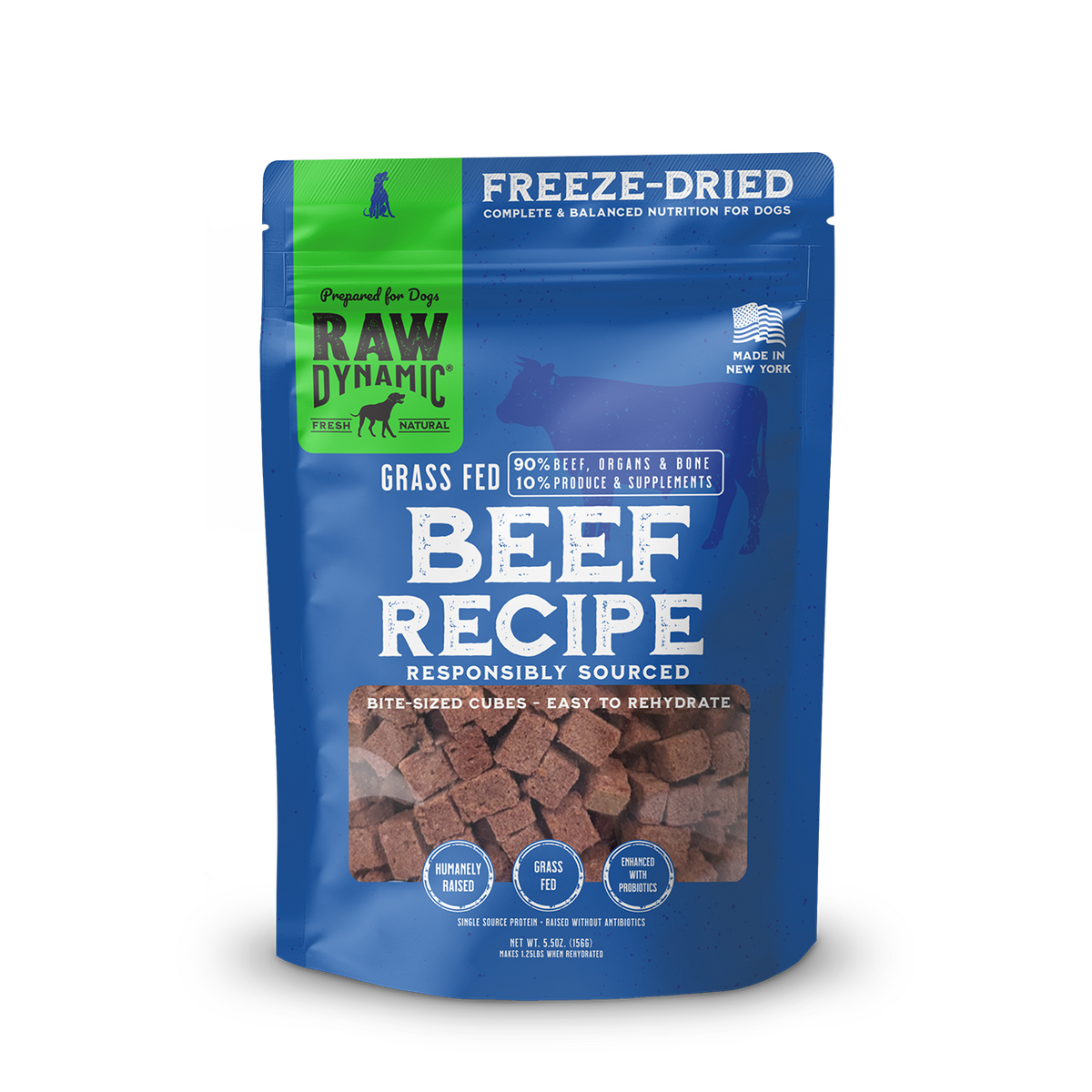 Raw Dynamic Freeze Dried Raw Dog Food - Beef