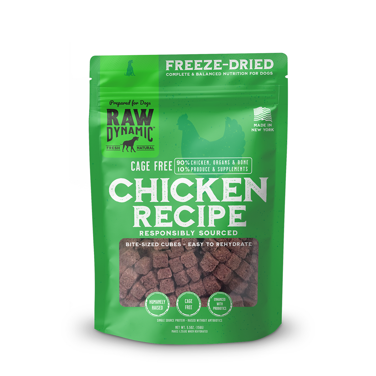 Raw Dynamic Freeze Dried Raw Dog Food - Chicken