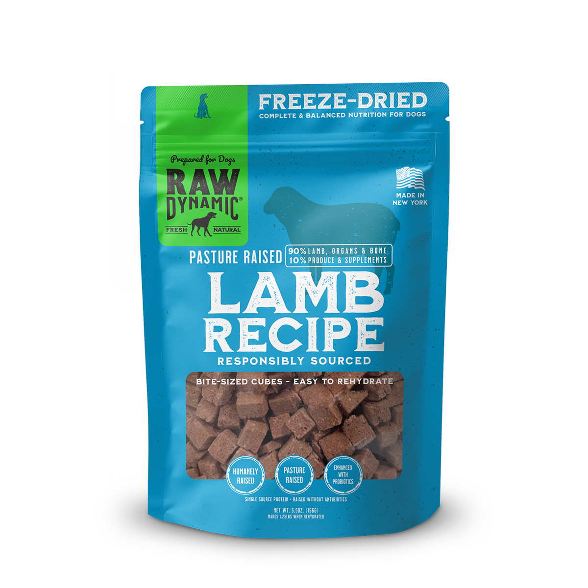 Raw Dynamic Freeze Dried Raw Dog Food - Lamb
