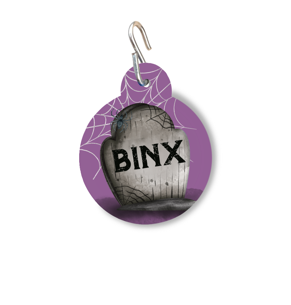 Trick or Treat ID Tag