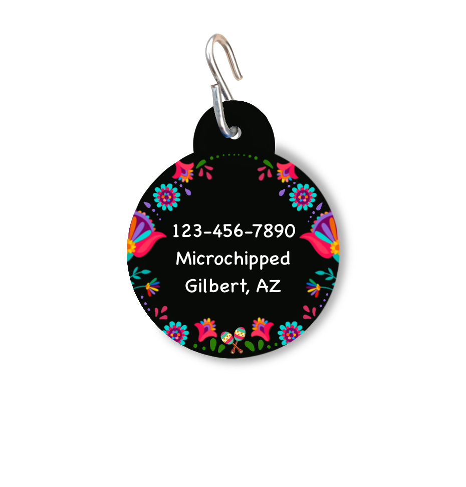 Calavera ID Tag