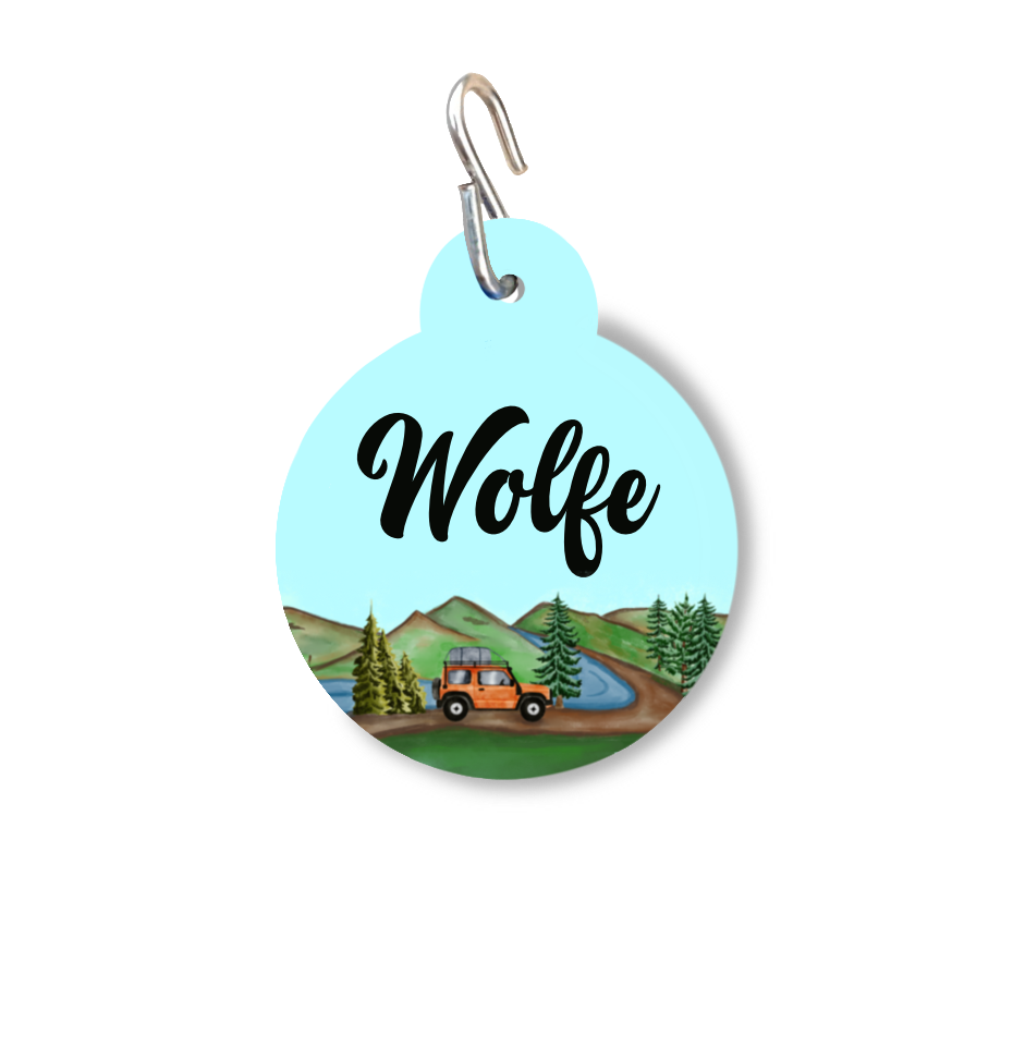 Wolf Peak ID Tag