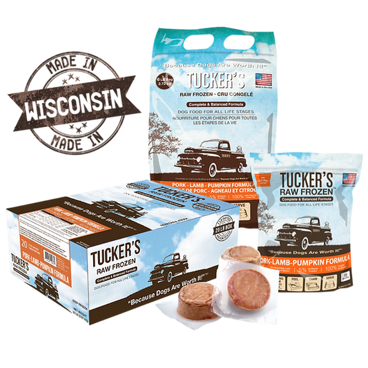 Tucker's Frozen Raw Dog Food - Pork, Lamb & Pumpkin
