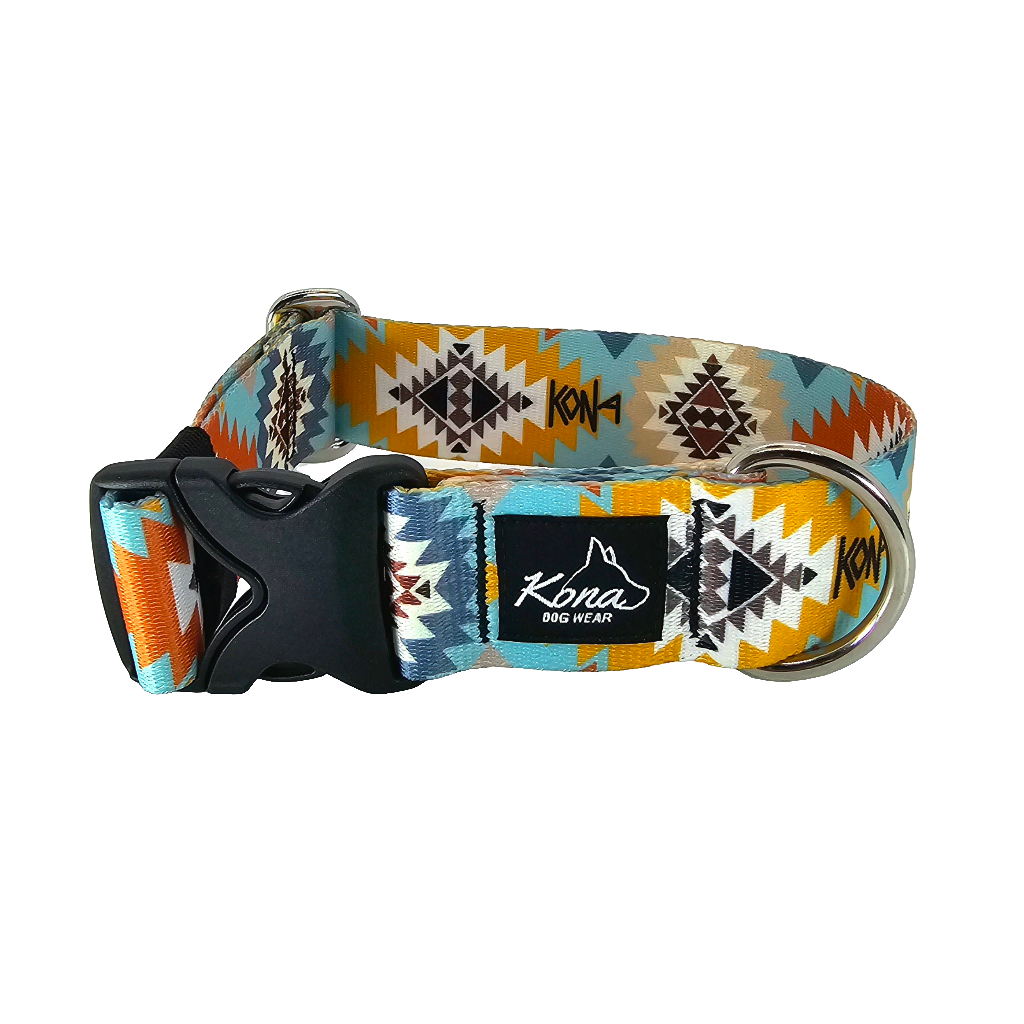 Southwestern Designed Dog Collar with Plastic Buckle