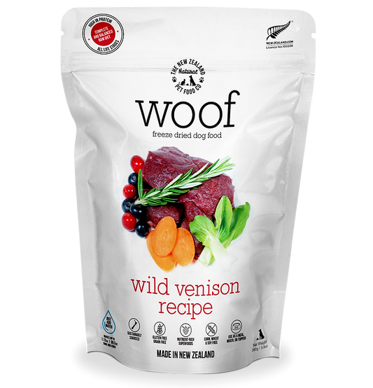 New Zealand Freeze Dried Dog Food - Wild Venison