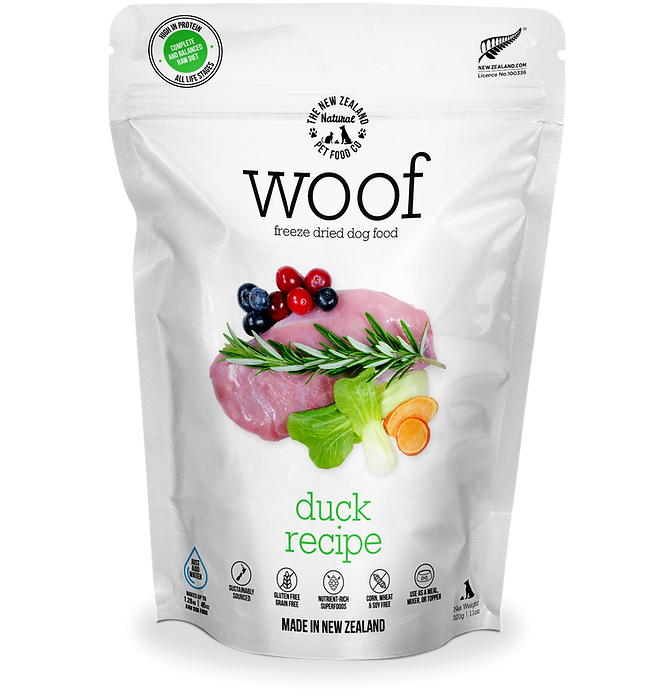 New Zealand Freeze Dried Dog Food - Duck