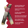 Cargar la imagen en la vista de la galería, Rolled Beef Collagen Wrapped With Cod Skin 8" Chew Stick