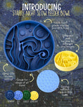 Cargar la imagen en la vista de la galería, Starry Night Slow Feeder Bowl