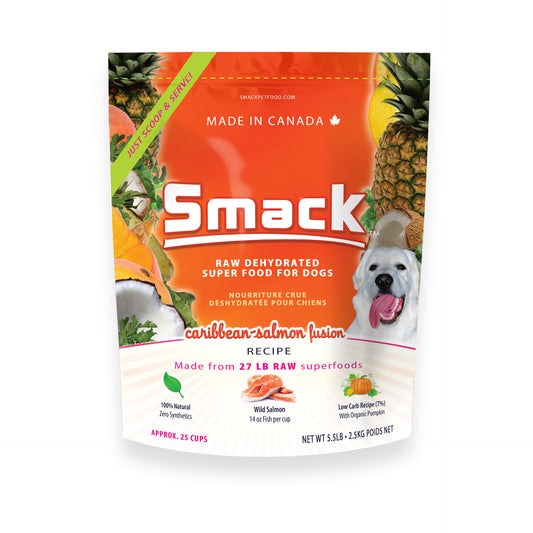 Smack Dehydrated Raw Dog Food - Caribbean Salmon
