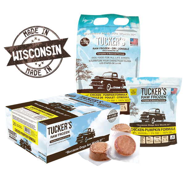 Tucker's Frozen Raw Dog Food - Chicken & Pumpkin