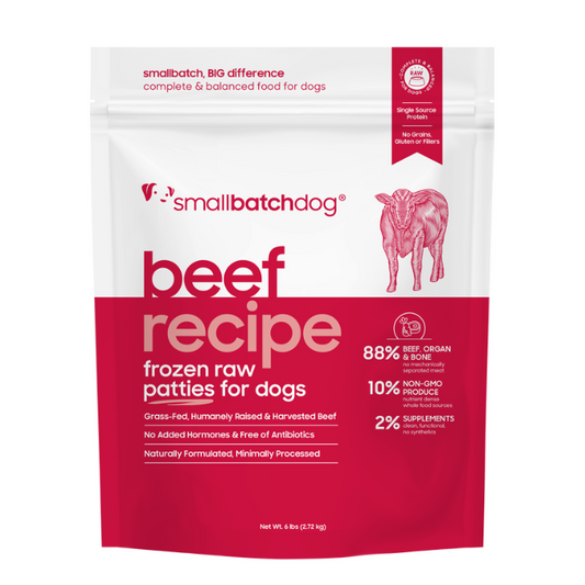 Smallbatch Frozen Raw Beef