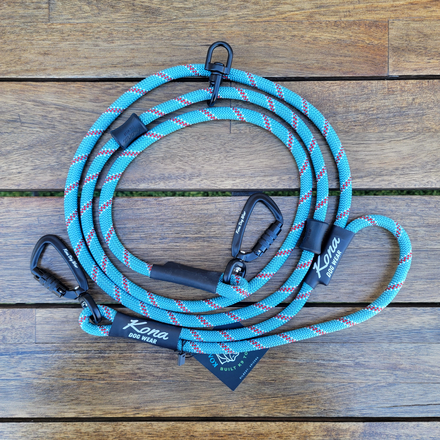 Light Blue Handsfree Rope Dog leash