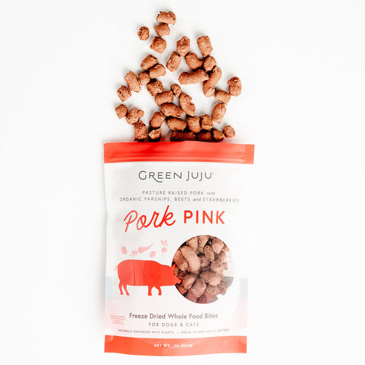 Green Juju Freeze Dried Whole Food Bites - Pork Pink