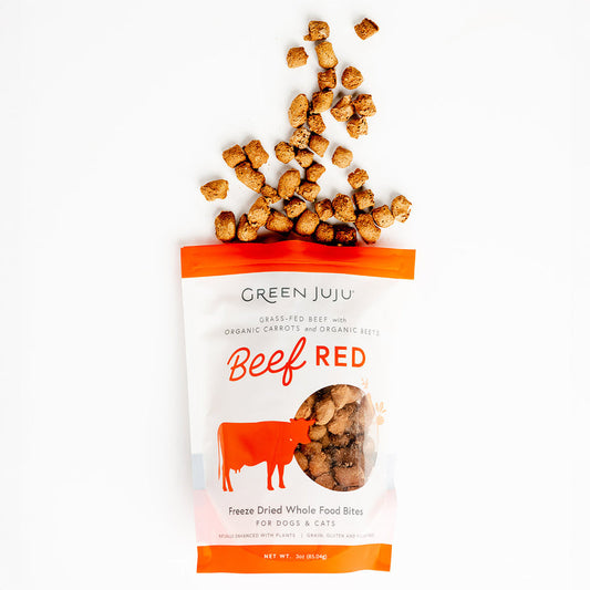Green Juju Freeze Dried Whole Food Bites - Beef Red