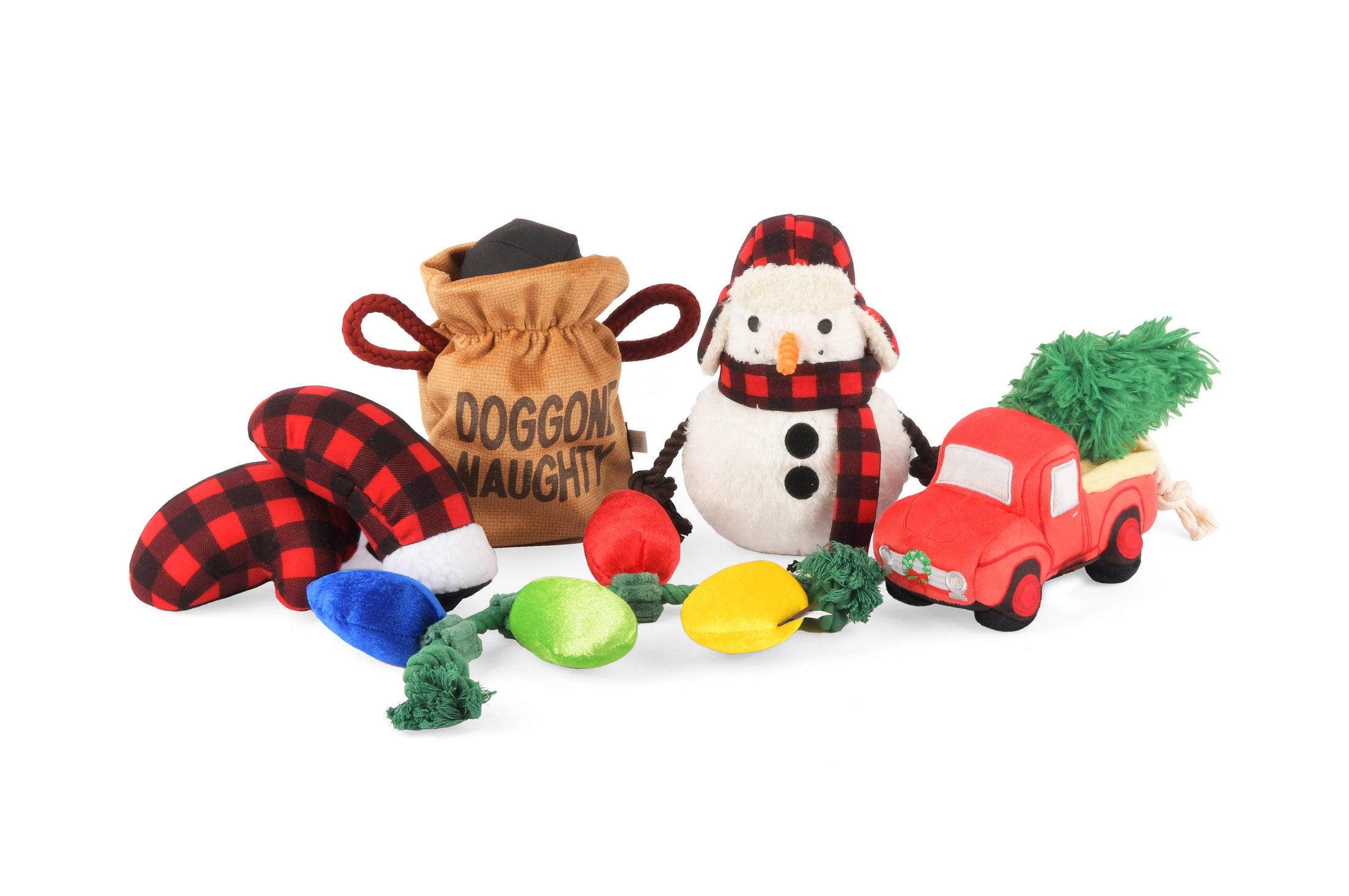 Home for the Holidays Plush Dog Toys