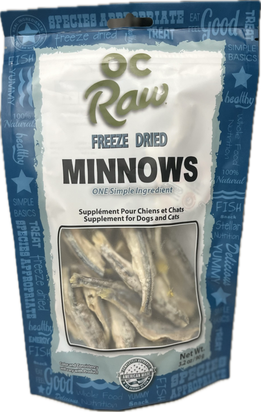 OC Raw Freeze Dried Minnows