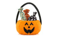 Cargar la imagen en la vista de la galería, Howl-o-ween Pumpkin Basket Plush Dog Toy
