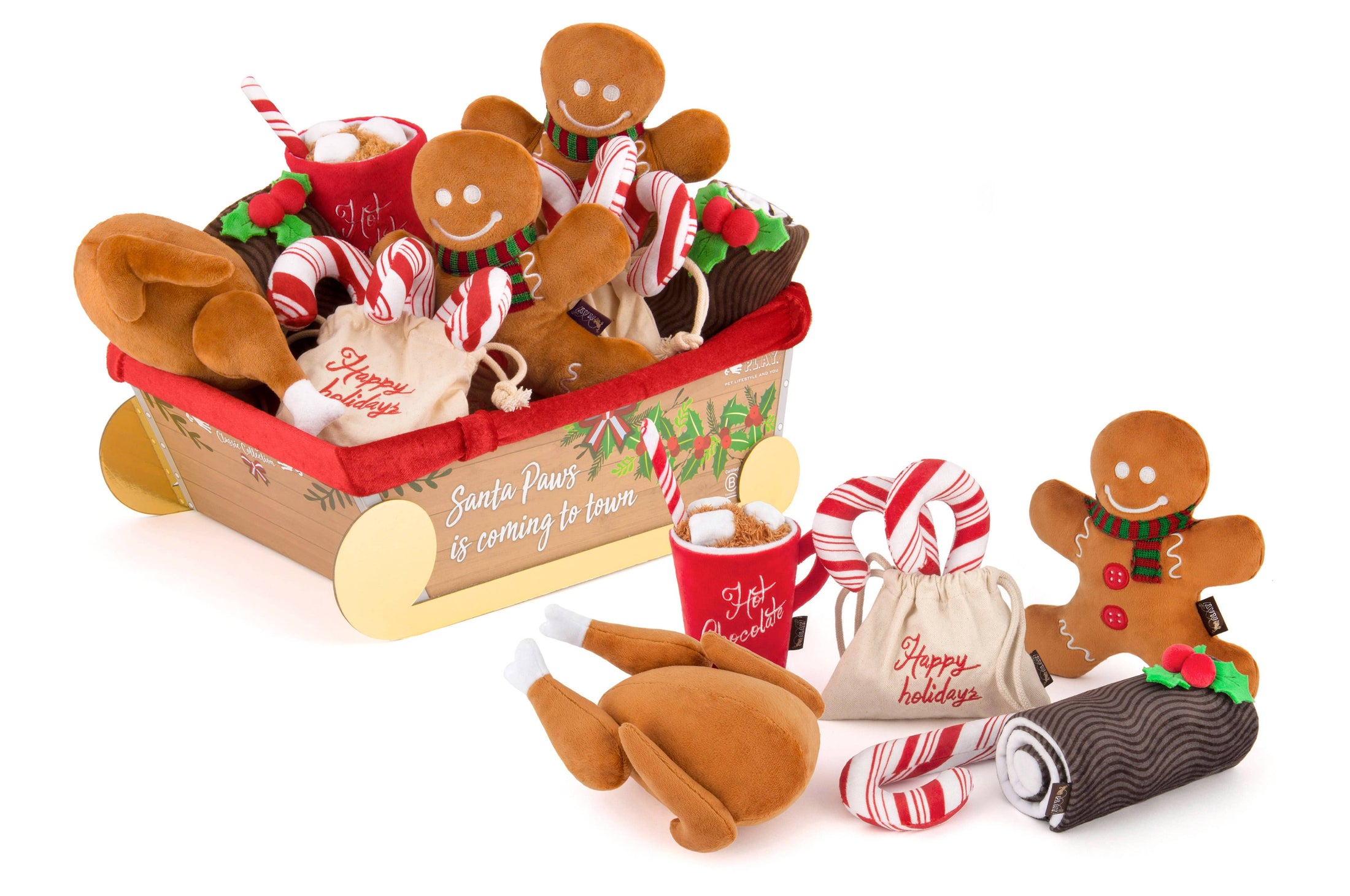 Holiday Classics Plush Dog Toys