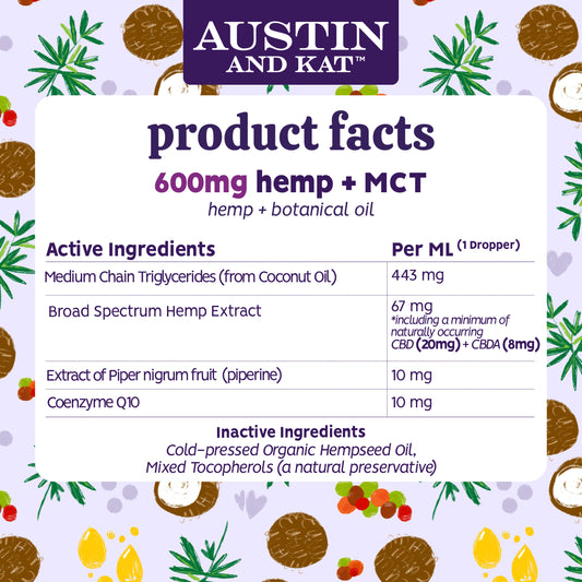 Austin + Kat Hemp & MCT Oil