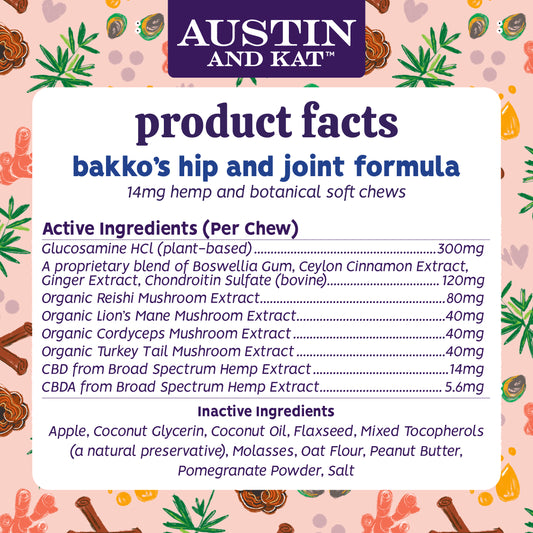 Austin + Kat Hip & Joint CBD Chews