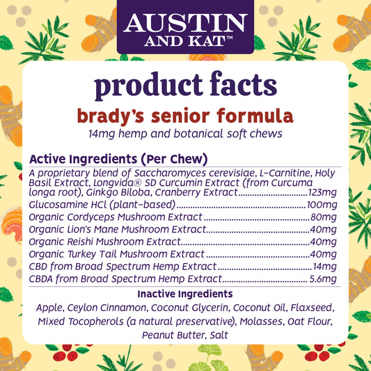 Austin + Kat Senior CBD Chews