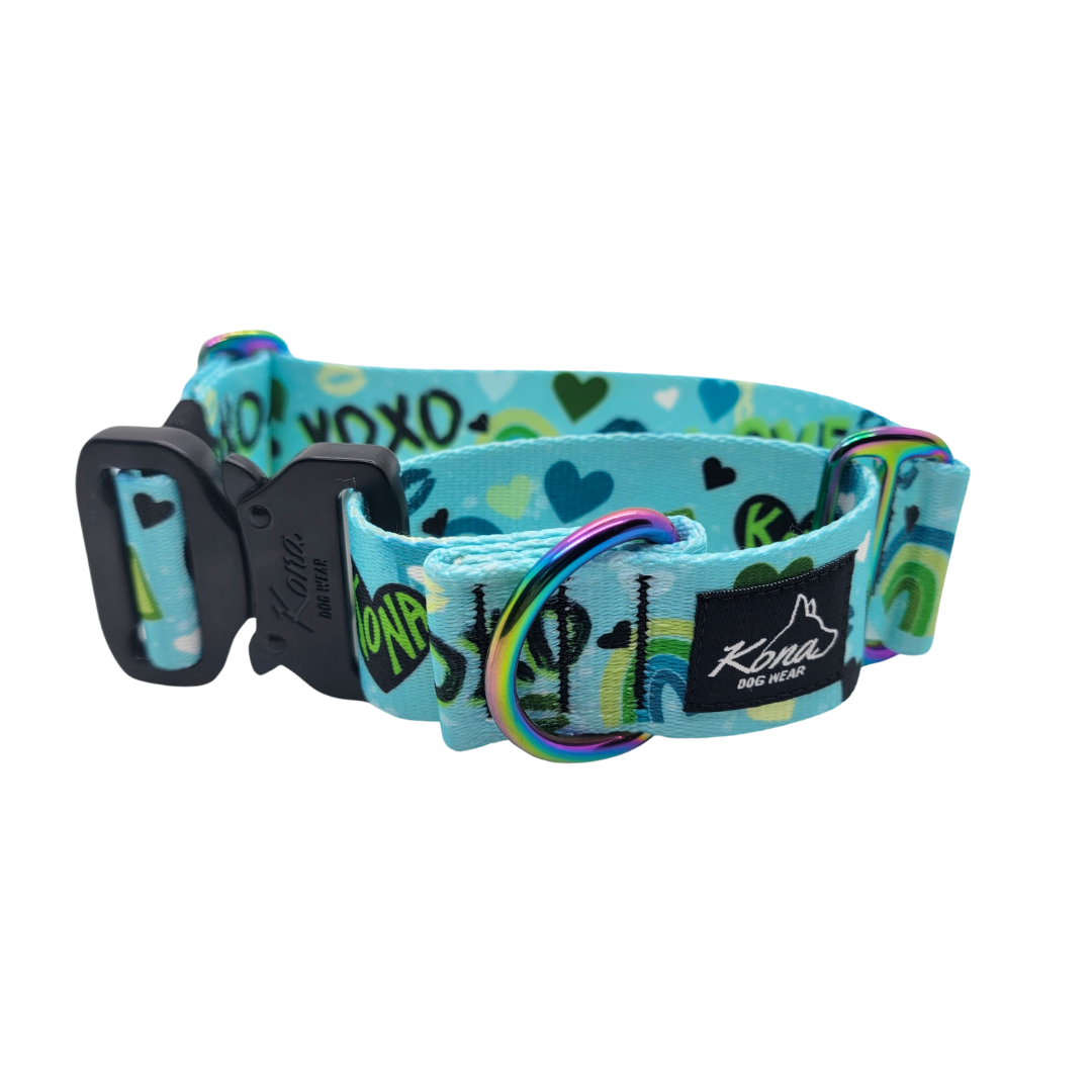 Love Hard Martingale Collar Kona Dog Wear