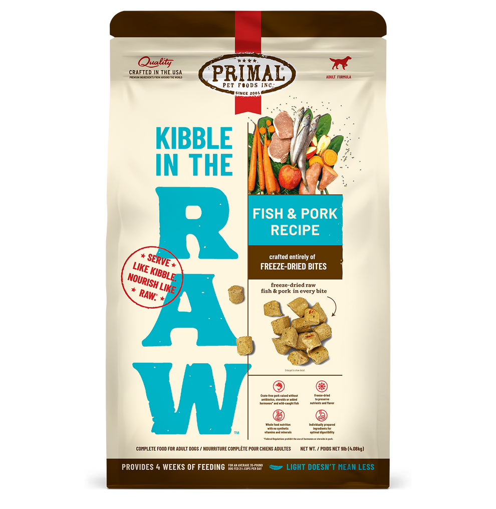 Primal Kibble in the Raw Freeze Dried Dog Food