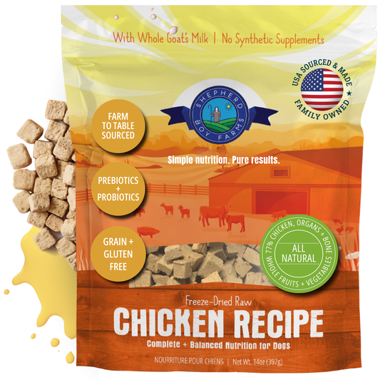 Shepherd Boy Farms Freeze Dried Chicken Dog Food
