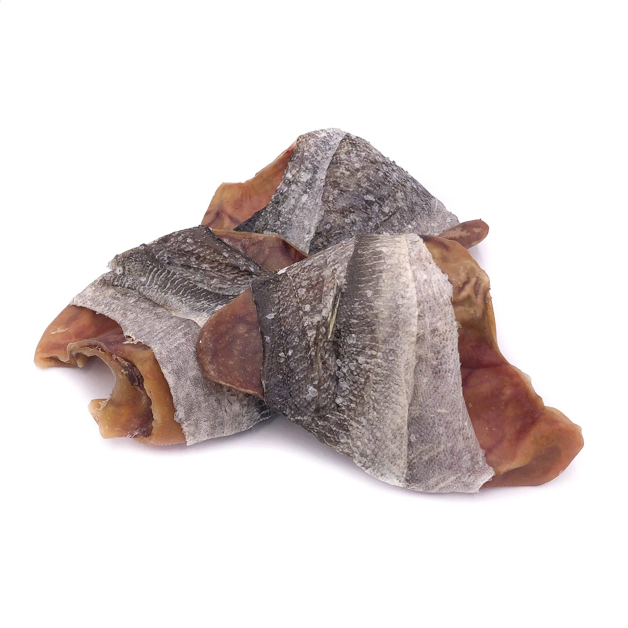 Cod Skin Wrapped Pig Ear Dog Treat