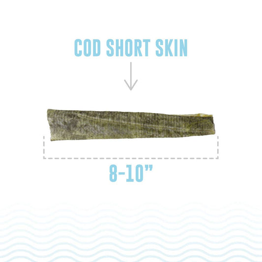 Cod Short Skins Dog Chew