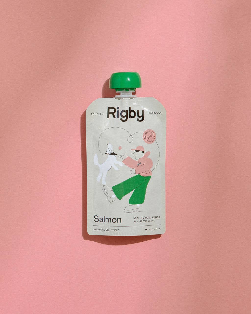 Rigby Organic Salmon Squeeze Pouch for Dogs