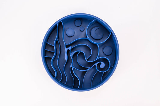 Starry Night Slow Feeder Bowl