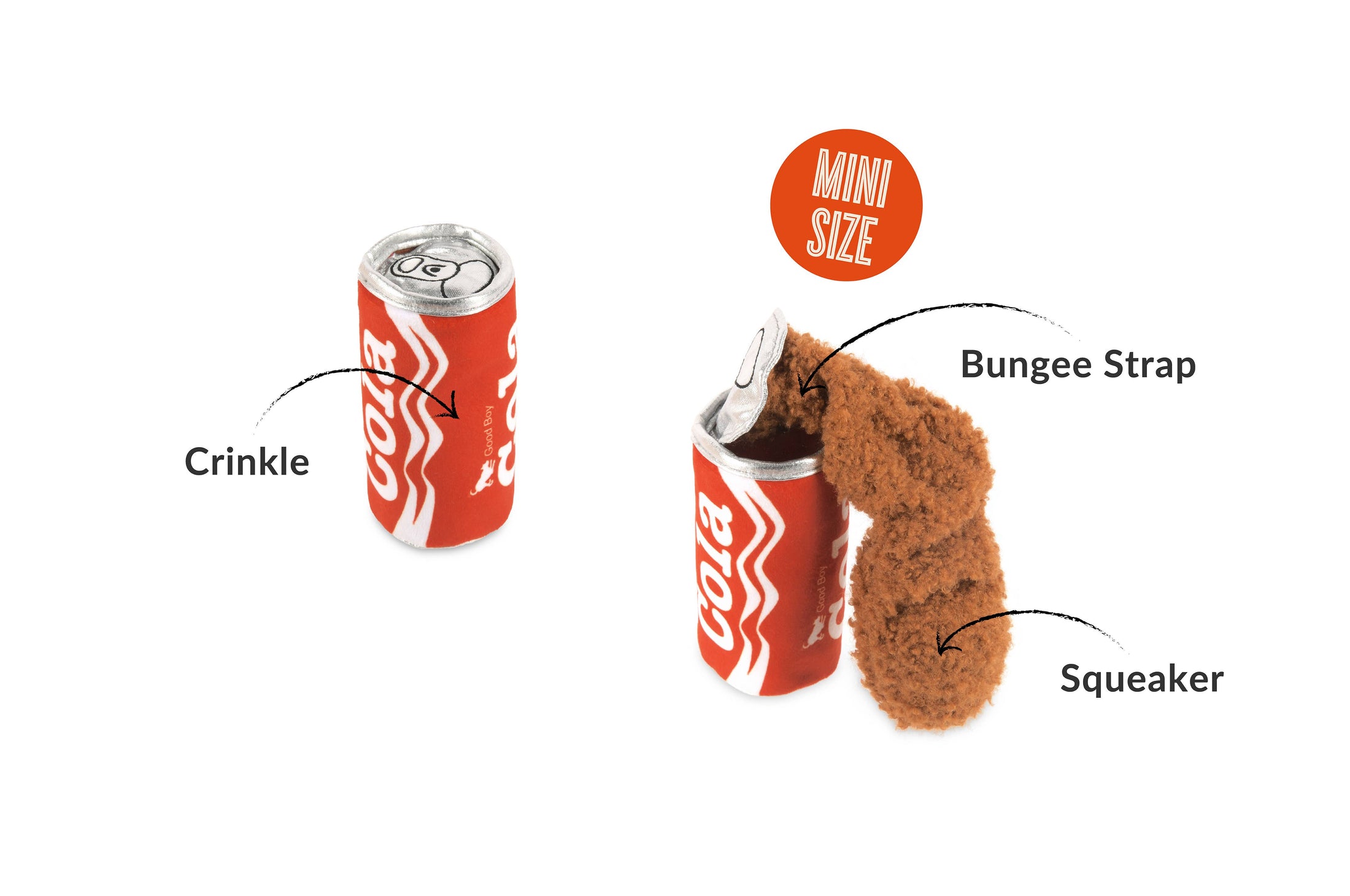 Snack Attack Plush Dog Toys MINI