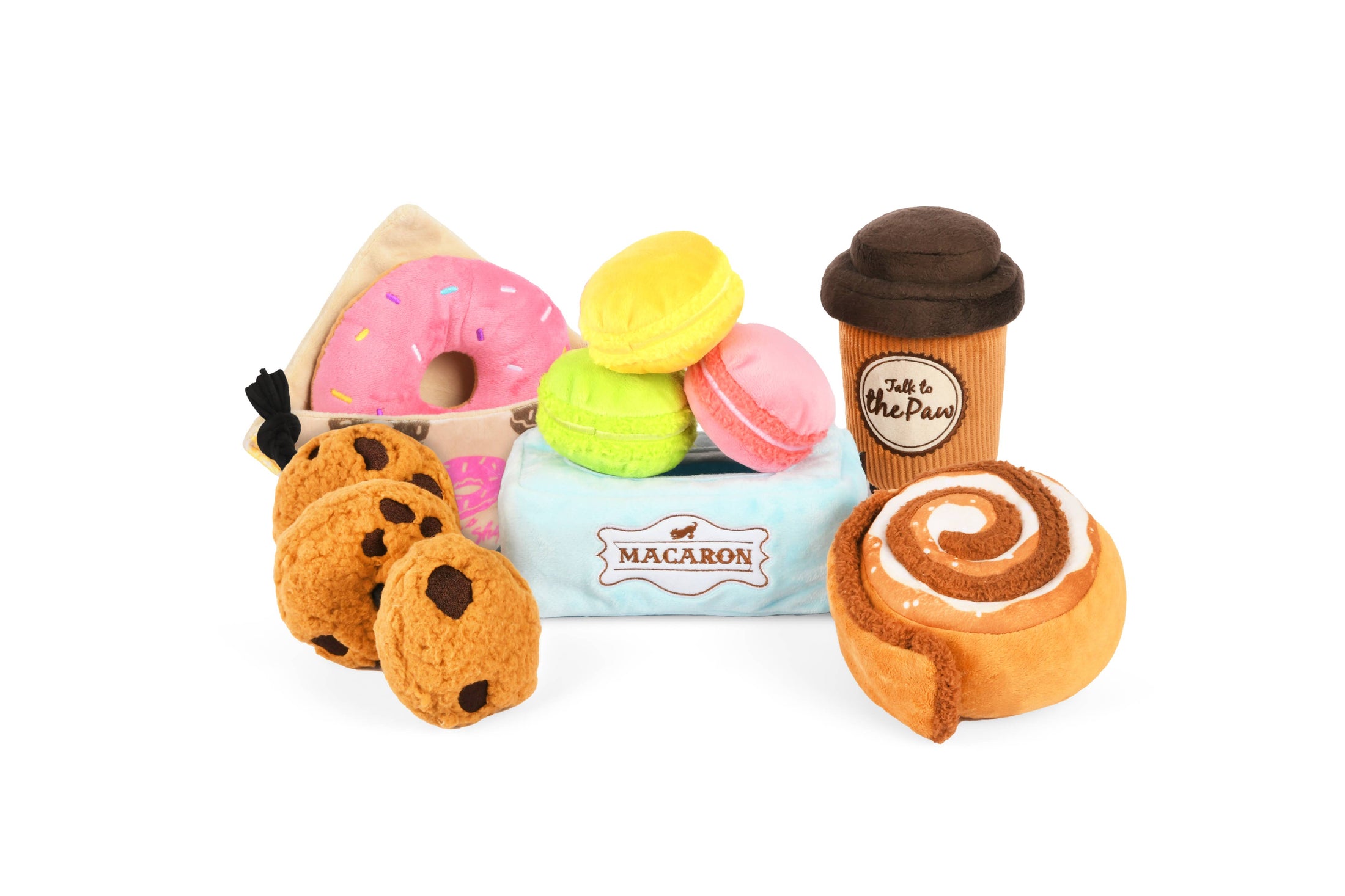 Pup Cup Cafe Plush Dog Toys