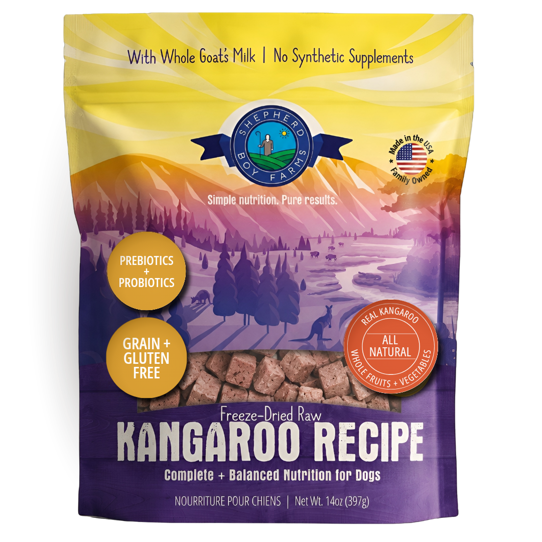 Freeze Dried Kangaroo Recipe for Dogs