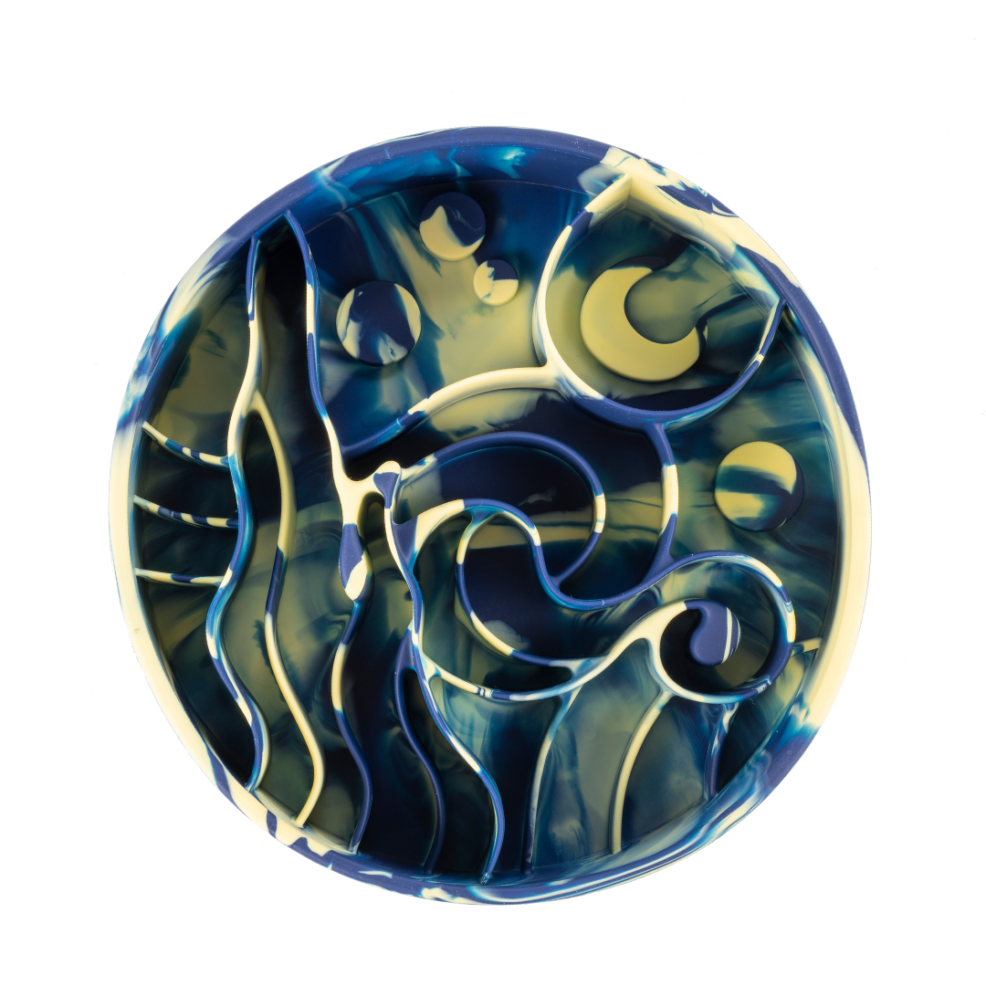Starry Night Slow Feeder Bowl