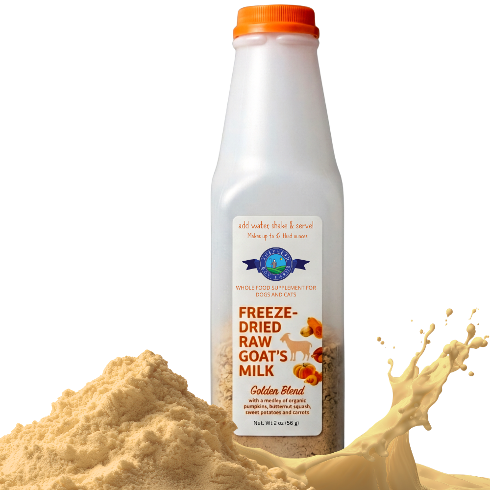 Freeze-Dried Raw Goat Milk- Golden Blend
