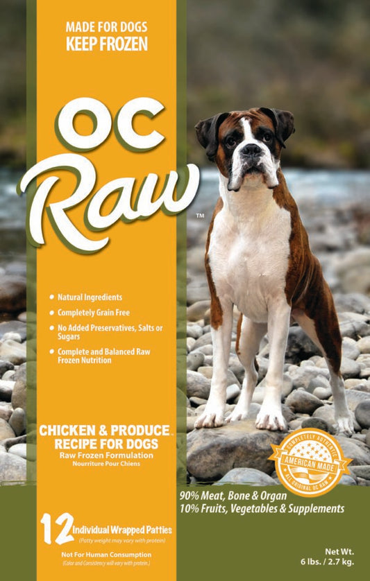 OC Raw Frozen Raw Dog Food - Chicken