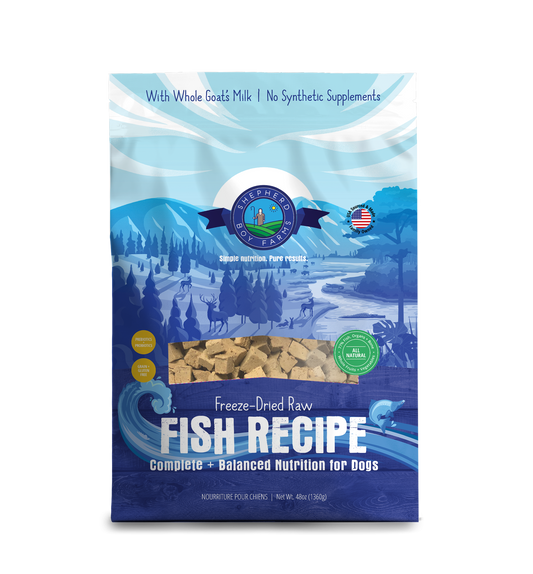 Shepherd Boy Farms Freeze Dried Fish Medley Dog Food