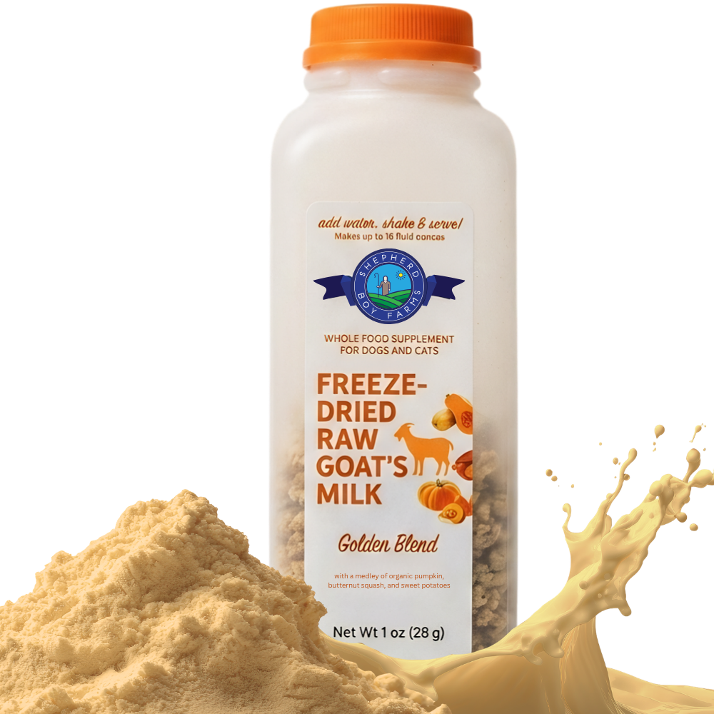 Freeze-Dried Raw Goat Milk- Golden Blend