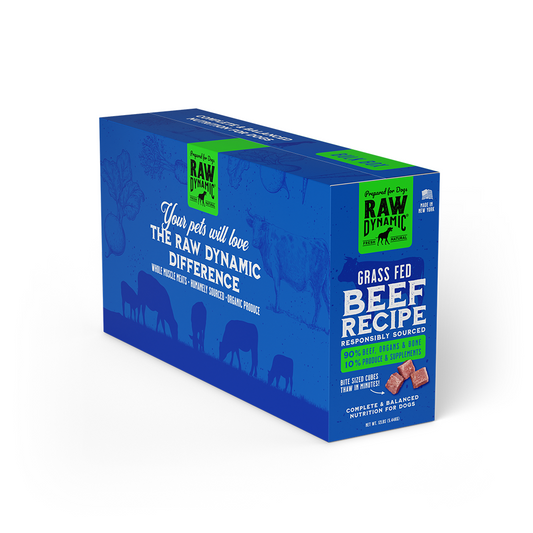 Raw Dynamic Frozen Raw Dog Food - Beef