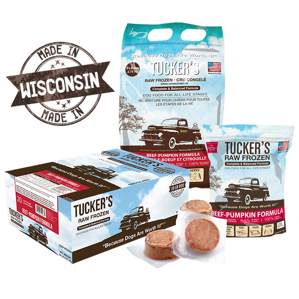 Tucker's Frozen Raw Dog Food - Beef & Pumpkin