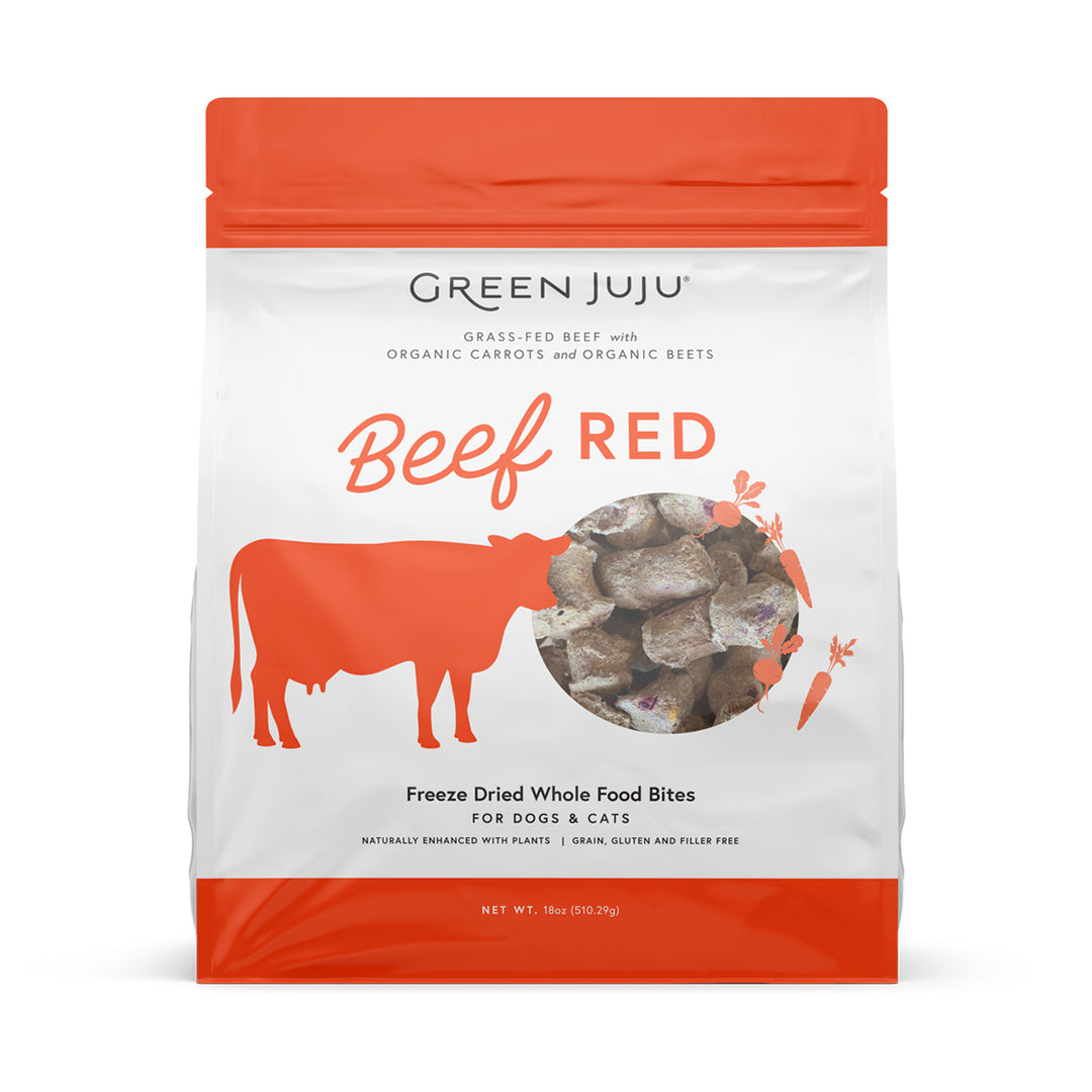 Green Juju Freeze Dried Whole Food Bites - Beef Red