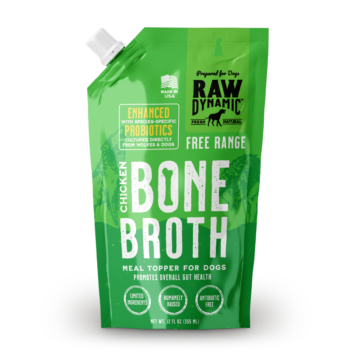 Raw Dynamic Frozen Bone Broth - Chicken