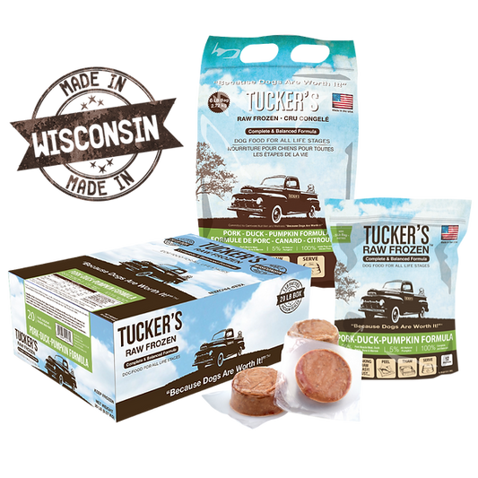 Tucker's Frozen Raw Dog Food - Pork, Duck & Pumpkin
