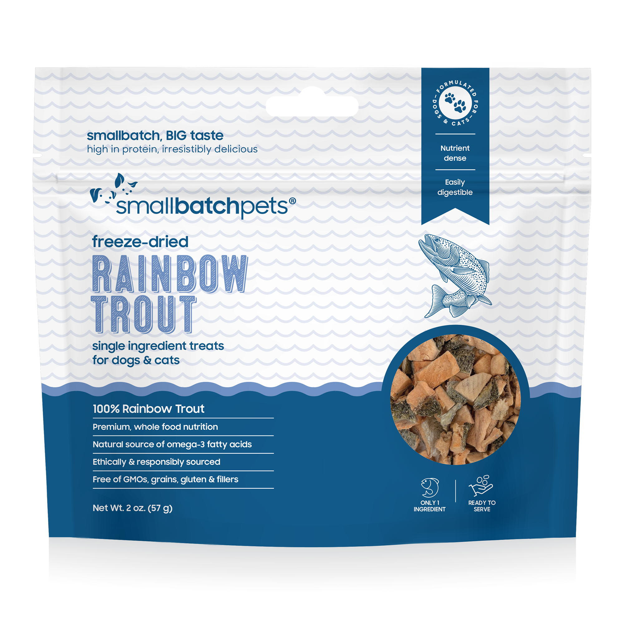Smallbatch Freeze Dried Rainbow Trout