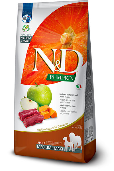 Farmina N&D Venison, Pumpkin, Apple